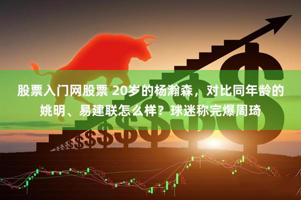 股票入门网股票 20岁的杨瀚森，对比同年龄的姚明、易建联怎么样？球迷称完爆周琦