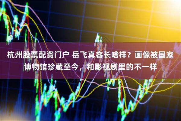 杭州股票配资门户 岳飞真容长啥样？画像被国家博物馆珍藏至今，和影视剧里的不一样
