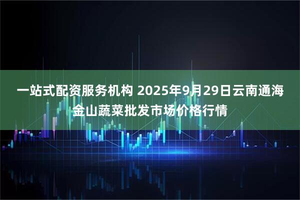 一站式配资服务机构 2025年9月29日云南通海金山蔬菜批发市场价格行情